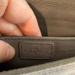 Cole Haan  Grey Suede Envelope Clutch Bag Photo 4