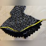 Urban Outfitters Ecote Halter Dress Womens Size XS Black White Lace Lined Stretch Fit & Flare Photo 4