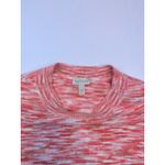 AnyBody Pink Brown Coral Marled Knit Crew Neck Sweater Women's Size L Size L Photo 2