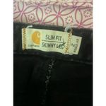 Carhartt Women's  Onyx Black Slim Fit Skinny Leg Jeans Size 2R Photo 5