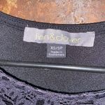 Finn and Clover  Black Lace Short Sleeve Little Mini Dress Women's Size XS Photo 3