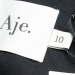 Aje. New! Energy Mini Dress Black Size 6 Photo 6