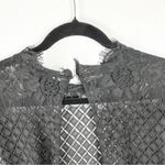 Julia Jordan Classic Black Illusion Lace Blousan Side Pocket Jumpsuit, Size 16 Photo 12