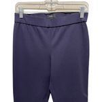 Theory  Adbelle K Knit Twill Pants Leggings Navy Blue Size Medium Photo 2