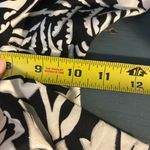 Diane Von Furstenberg  Black and White Floral Shorts | Size 4 Photo 7