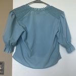 French Connection  Blue Blouse Photo 3