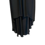 Lila Rose Lily Rose Smocked Peasant Dress Womens Size XL Black Midi Linen Tiered Stretch Photo 5