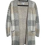 Nine West Women's Plaid Cardigan Pockets Size XS Photo 0