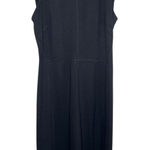 MM.LaFleur  Katie Black Sleeveless Sheath Dress Size 0P Work Career Fit Photo 0