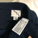 A New Day NWOT Navy Blue Sparkle Sweater Metallic Photo 4