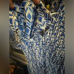 Maeve  Anthropologie blue and white small dress with pockets Photo 1