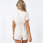 Princess Polly NWT  Turin Romper Beige Photo 2