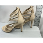 Dream Paris Womans Dream Pairs Sandals 7 Nude Back Zip Strappy Open Toe Stilettos Photo 3