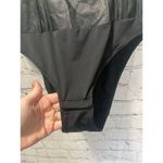 INC international concepts faux leather bodysuit Black Photo 4