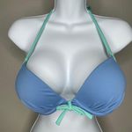 Victoria's Secret Victoria’s Secret Push-up Bikini Top Lilac Blue and Aqua Size 34B Photo 0