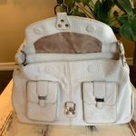 Rafe New York Crocodile Leather Print Purse White Photo 7