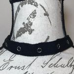 Ivy Leaf Accessories Gothic Black Grommet Punk Chocker New Photo 0