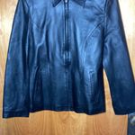 Women’s Black Lather Jacket Size Small Photo 6