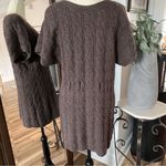 Fenn Wright Manson  Wool Blend Taupe Brown Chunky Cable Knit Sweater Dress Photo 1