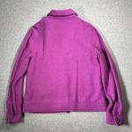 Joie  Medium Jacket Button Boiled Wool Purple Pockets Shacket Womens Long Sleeve Photo 10