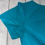 Jaanuu Turquoise Scrub Set Photo 17