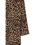 J.Crew Women Dress Shift Leopard Print Long Sleeve‎ Zip Back Brown Size 10 NWT Photo 6