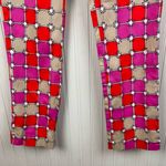 Trina Turk Lahaina Dot Print Pants Women's Size 2 Pink Orange Square Cropped Photo 4