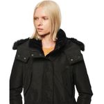 Marc New York  Fortuna Water Resistant Black Faux Fur Hooded Parka Jacket NWT Photo 2