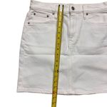 J.Crew NWOT Factory Women's White Denim A-Line Mini Skirt Size 2 Casual Photo 2