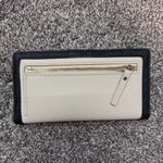 Kate Spade hazel court bow tie tuxedo wallet Cream Black NWOT Photo 1