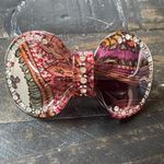 Boutique Pink and Purple Shimmer Bow Hair Accessory Photo 1