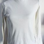 Talbots • Solid White Turtleneck Long Sleeve Blouse Photo 0