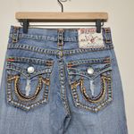 True Religion World Tour Joey Super T Jeans Womens 30x31 Thick Stitching Y2K Photo 1