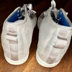 Adidas  Honey Heel Hidden Wedge Mid Top Sneakers Silver Metallic Size 10 EUC!! Photo 3