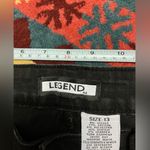 Legend Straight Leg Classic High Rise Denim Pants with Daisy Floral Design Multi Size 31 Photo 10