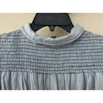 Pilcro  Femme Smocked Blouse Milkmaid L Puff Sleeve Boho Western Festival Cottage Photo 6