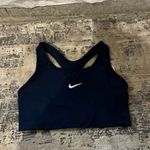 Nike NWT  Navy Blue Medium Support Non Padded Swoosh 2.0 Sports Bra Size Large Photo 1