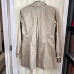 Tommy Hilfiger Classic Double Breasted Trench Coat Khaki Beige Cotton Lined Photo 2