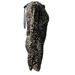 RETROFETE TARA SEQUIN CROCHET DRESS XS Black Photo 4