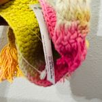 Urban Outfitters NEW  Woven Neck Tassel Fringe Multicolor Knit Crossbody Pouch Photo 8