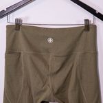 Tory Burch Tory Sport High Rise Compression Athletic Work Out Ankle Crop Leggings Green M Photo 2