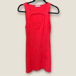ZARA Red Mini Dress Cut Out Sexy Siren Clubbing Going Out Dress Bodycon Short Photo 2
