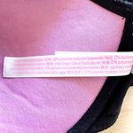 PINK - Victoria's Secret Pink Victoria Secret Date Push Up Bra Lace Racerback Underwired Floral Black 32C Photo 5