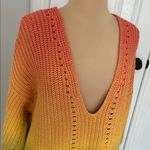 Free People Come Together Ombré Chunky Sweater Tunic Photo 6