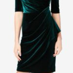 Betsey Johnson Betsy Johnson Velvet Surplice Wrap Dress - Size 8 Photo 0