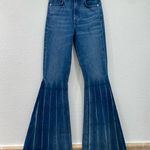 7 For All Mankind  Seven High Waist Pleated Mega Flare Jeans size 24 Photo 1