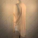 Electric & Rose Peach Orange Side Slit Tank Top Size L Photo 6