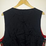 Imaginations Classic Collection Christmas Vest-Size 2X-Santa Workshop-Tie Back Photo 4