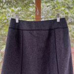 Harvé Benard Harve' Benard Women's Vintage Grey Wool Blend Midi Skirt Size 10P Photo 2
