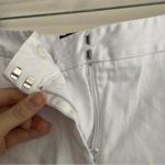 Attention White Contemporary Fit Cotton Blend Slight Stretch Chino Shorts Size 8 Photo 2